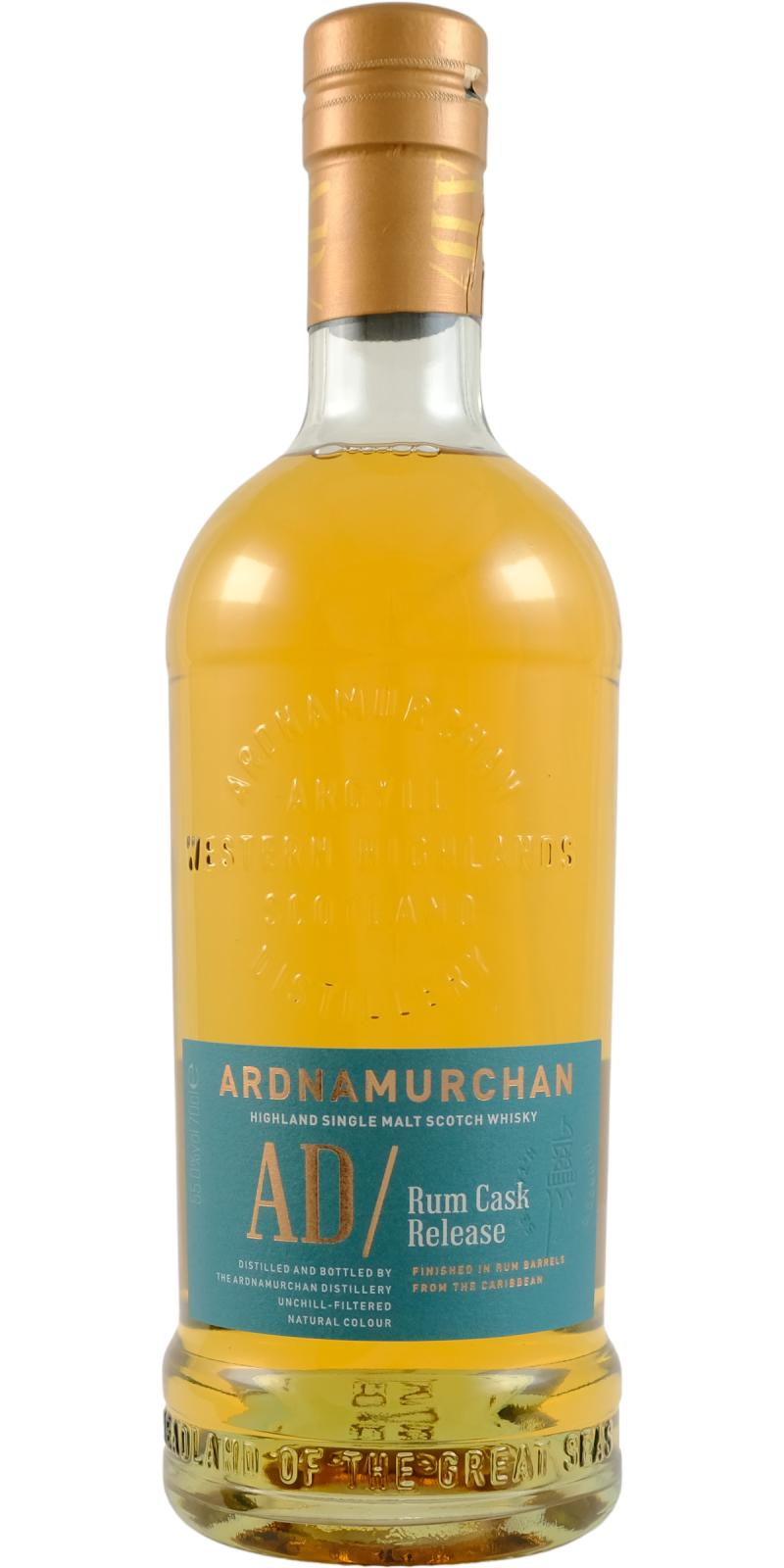 Ardnamurchan Rum cask release